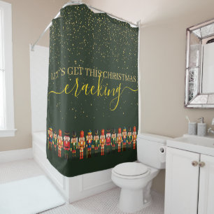Rideaux De Douche Noisette moderne Funny unique Noisette vert Noël