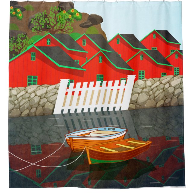 Rideaux De Douche Norvège (Devant)