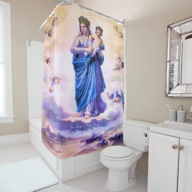 Rideaux De Douche Notre Dame de l'Prompt Succor (En situation)