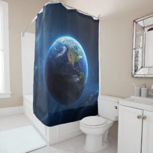 Rideaux De Douche Notre maison Sapphire dans l'espace