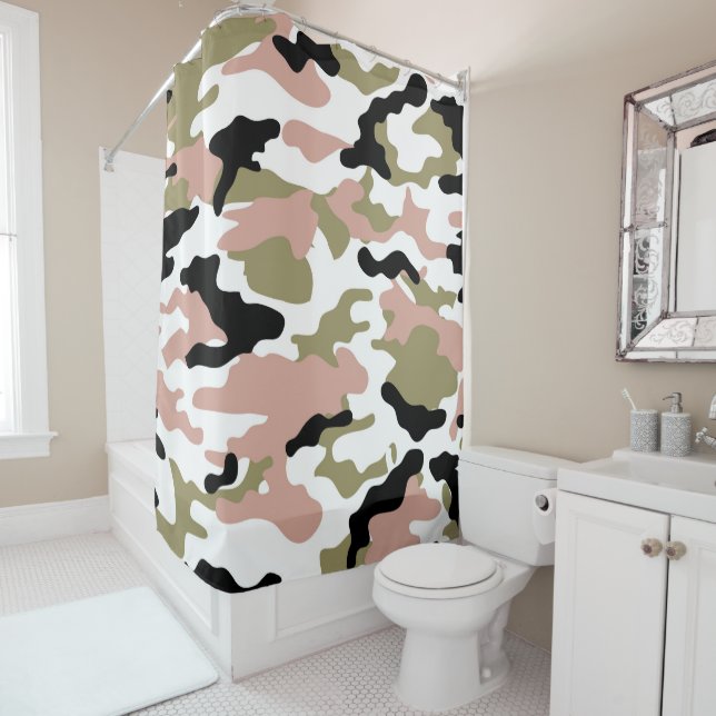Rideaux De Douche Nouveau camouflage (En situation)