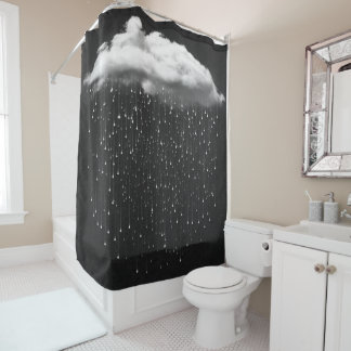 Rideaux De Douche Nuage pluvieux foncé