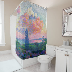 Rideaux De Douche Nuage rose par Henri Edmond Cross
