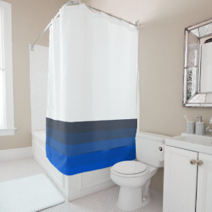 Rideaux De Douche Nuances de bleus