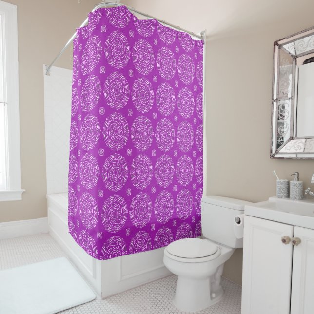 Rideaux De Douche Nudibranche Mandala (En situation)
