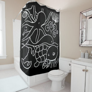 Rideaux De Douche Nuit
