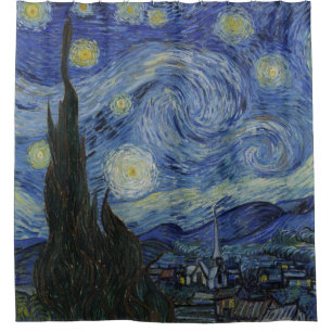 Rideaux De Douche Nuit Van Gogh Starry
