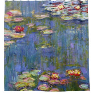Rideaux De Douche Nuits d'eau Claude Monet restaurées en 1916