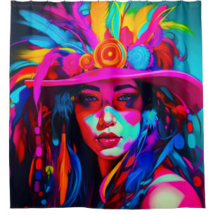 Rideaux De Douche Nuse vibrante