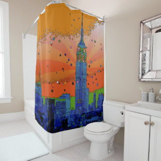 Rideaux De Douche NYC psychédélique : ESB #3