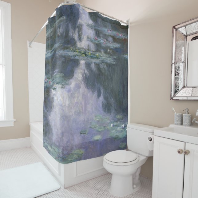 Rideaux De Douche Nymphéas de Monet (En situation)