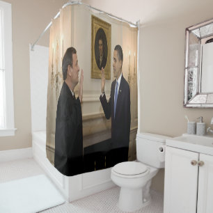 Rideaux De Douche Obama assermenté dedans comme président