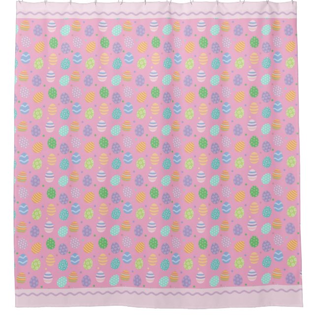 Rideaux De Douche Oeuf pastel (Devant)