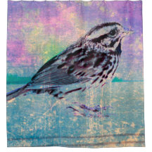 Oiseau Abstrait coloré : Oiseau chanteur vibrant