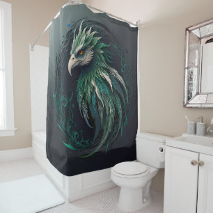 Rideaux De Douche Oiseaux sauvages, Aigles, Portraits de perroquets