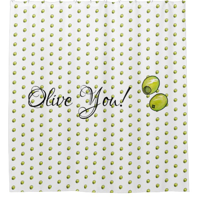 Rideaux De Douche Olive (Devant)