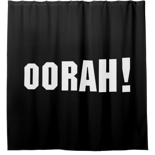 RIDEAUX DE DOUCHE OORAH ! (Devant)
