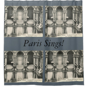 Rideaux De Douche Opéra, Paris, France Vintage