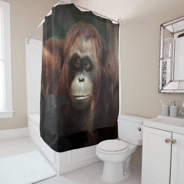 Rideaux De Douche Orangoutan (En situation)