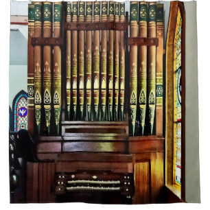 Rideaux De Douche Orgue à tuyaux dans l'église
