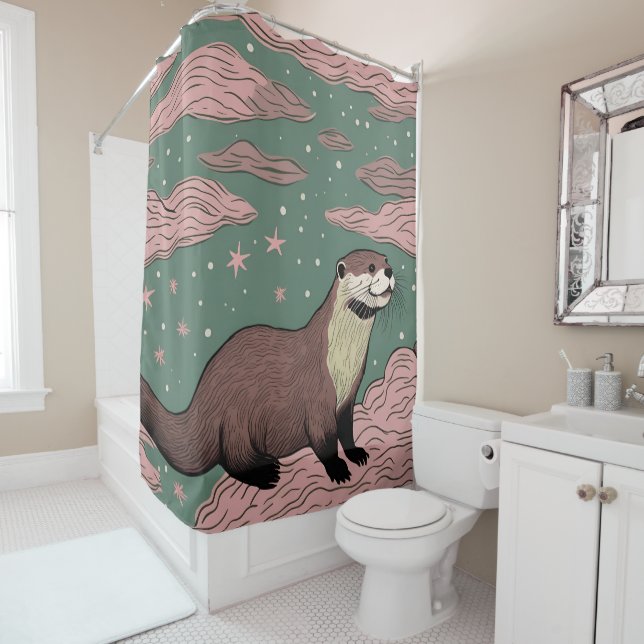 Rideaux De Douche Otter (En situation)