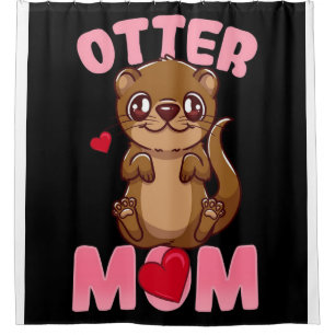 Rideaux De Douche Otter Maman Cadeau Pour Propriétaire Otter Mom