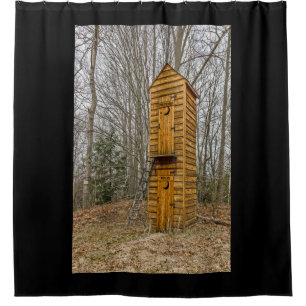 Rideaux De Douche Outhouse à deux étages pour les électeurs et le