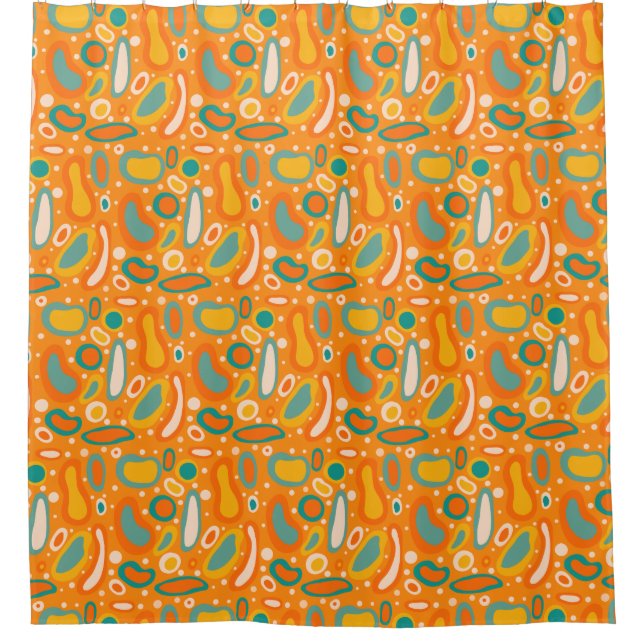 Rideaux De Douche Ovales colorés (Devant)