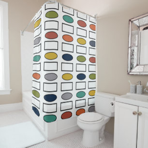 Rideaux De Douche Ovales et rectangles