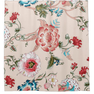 Rideaux De Douche Paisley classique et motif de dentelle fine, Pat p
