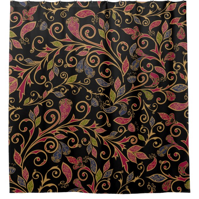 Rideaux De Douche Paisley Vegetable Vintage Blend (Devant)