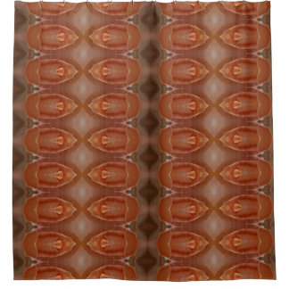 Rideaux De Douche Pale Peach Ikat 5