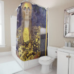 Rideaux De Douche Pallas Athena, Gustav Klimt<br><div class="desc">Gustav Klimt (14 juillet 1862 - 6 février 1918) était un peintre symboliste autrichien et l'un des membres les plus importants du mouvement de sécession de Vienne. Klimt est réputé pour ses peintures, ses peintures murales, ses croquis et autres objets d'art. En plus de ses oeuvres figuratives, qui comprennent des...</div>