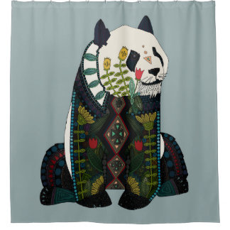 Rideaux De Douche panda argent
