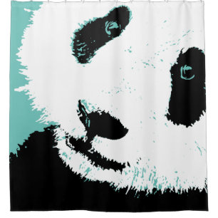Rideaux De Douche panda triste