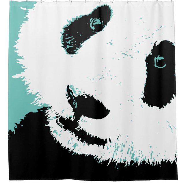 Rideaux De Douche panda triste (Devant)