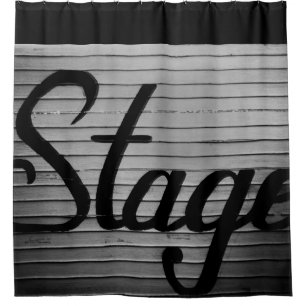 Rideaux De Douche Panneau Vintage "Stage"