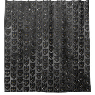 Rideaux De Douche Panthère noire