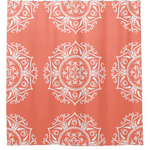 Rideaux De Douche Papaya Mandala