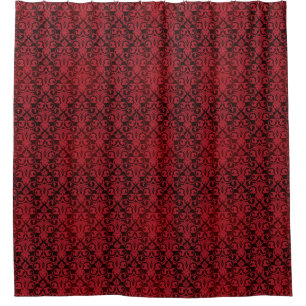Rideaux De Douche Papier peint rouge 2