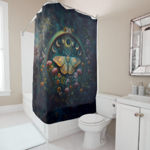 Rideaux De Douche Papier Portal Art Grand Format Papillon Mystique e