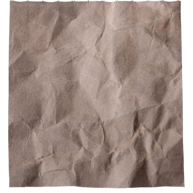 Rideaux De Douche Papier Rustique Crumpled : Texture Vintage (Devant)