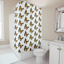 Papillon à motif jaune