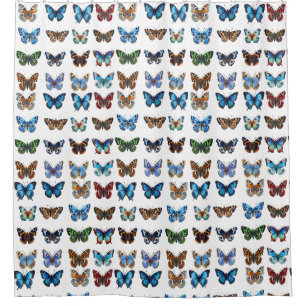 Rideaux De Douche Papillons