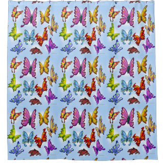 Rideaux De Douche Papillons
