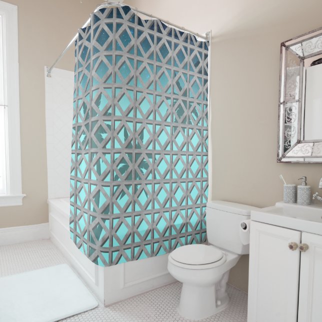 Rideaux De Douche Paragon Breeze Blocks (En situation)