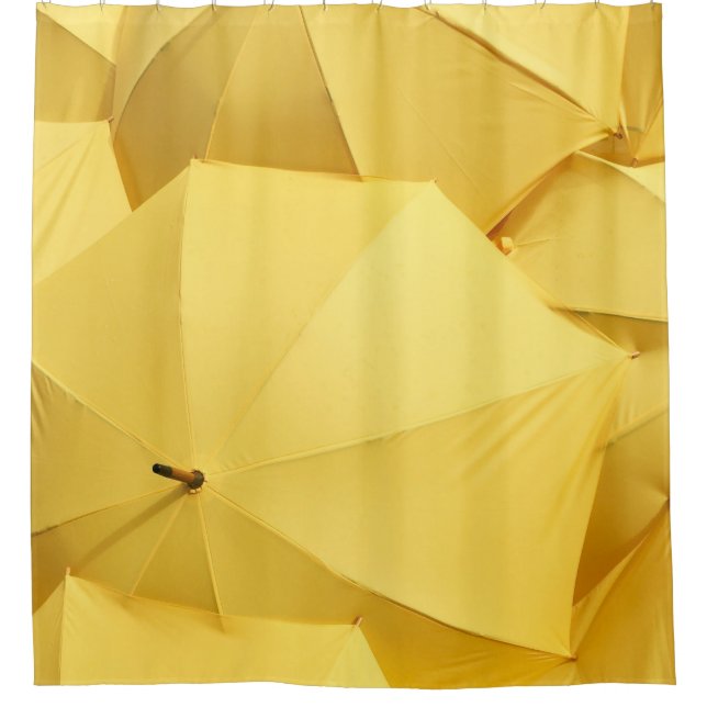 Rideaux De Douche Parapluie jaune (Devant)
