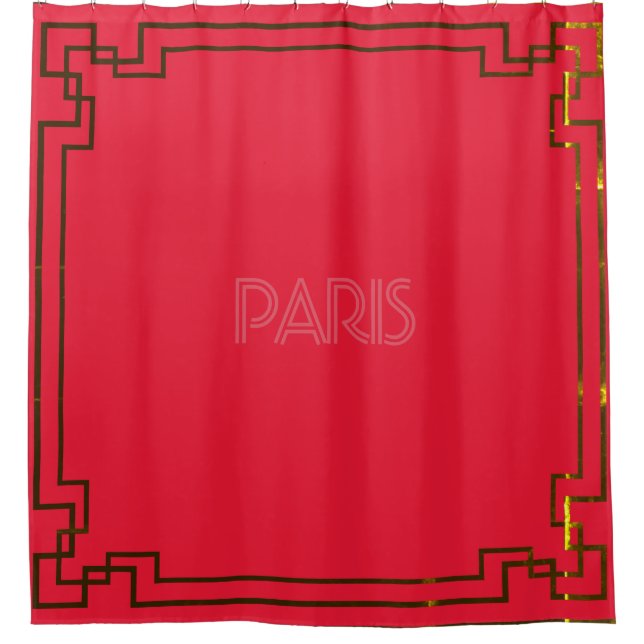 Rideaux De Douche Paris Art Nouveau Art Deco (Devant)