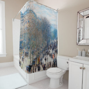 Rideaux De Douche Paris Boulevard, Claude Monet