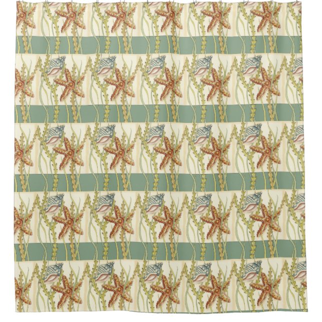 Rideaux De Douche Partie Shell multicolore (Devant)